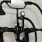 Kingston Brass AE51T0 7-Inch Adjustable Wall Mount Tub Faucet with Hand Shower, Matte Black AE51T0 - alternate 4